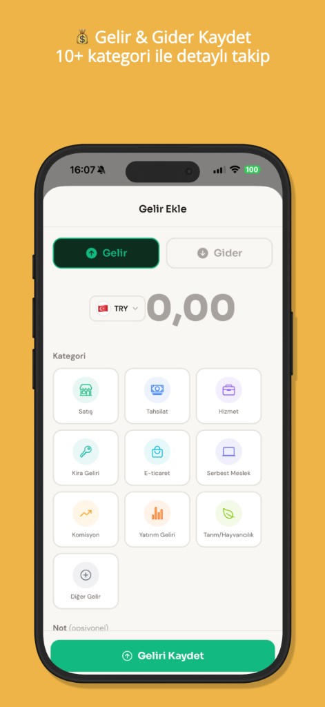 Tahsilo müşteri yönetimi ve vade hatırlatıcı ekranı